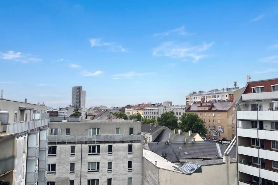 Traumhafte Aussichten! Tolle DG-Wohnung mit Terasse in U Bahn Nähe!, Wohnung-kauf, 450.000,€, 1110 Wien 22., Donaustadt