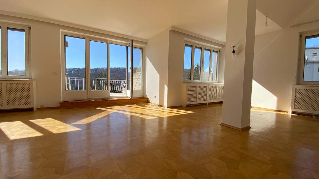 Living on Top: Exklusive Dachgeschoss Wohnung mit Panoramablick über Wien.