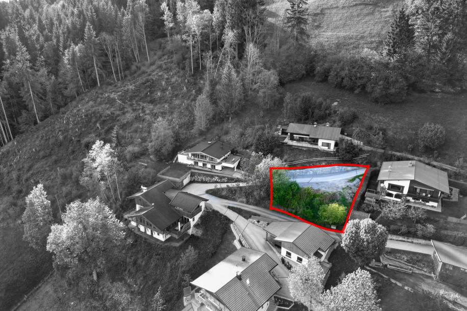 Baugrundstück in sonniger Panoramalage, Grund und Boden-kauf, 495.000,€, 6363 Kitzbühel