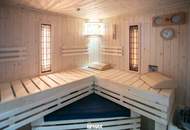 Naturnah wohnen mit vielfältigen Nutzungsmöglichkeiten – charmantes Holzblockhaus mit Wintergarten und Sauna in Stratzing