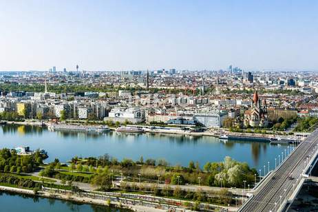 39. Etage - 3 Zimmer mit WOW-Blick auf Stephansdom, Prater &amp; Donau, Wohnung-miete, 1.100,00,€, 1220 Wien 22., Donaustadt