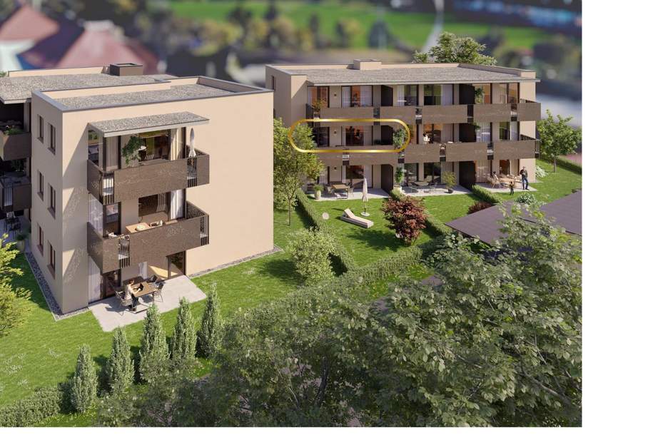 GEFÖRDERTE Neubauwohnung im Försterpark - TERRASSENWOHNUNG Top 13 - inkl. TG-Platz, Wohnung-kauf, 476.000,€, 6060 Innsbruck-Land