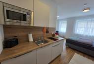 Möbliertes 1-Zimmer-Apartment ohne Loggia € 520,- inkl. BK, HK, Strom u. Wlan