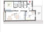 Familienwohnung im 1. OG mit Terrasse
