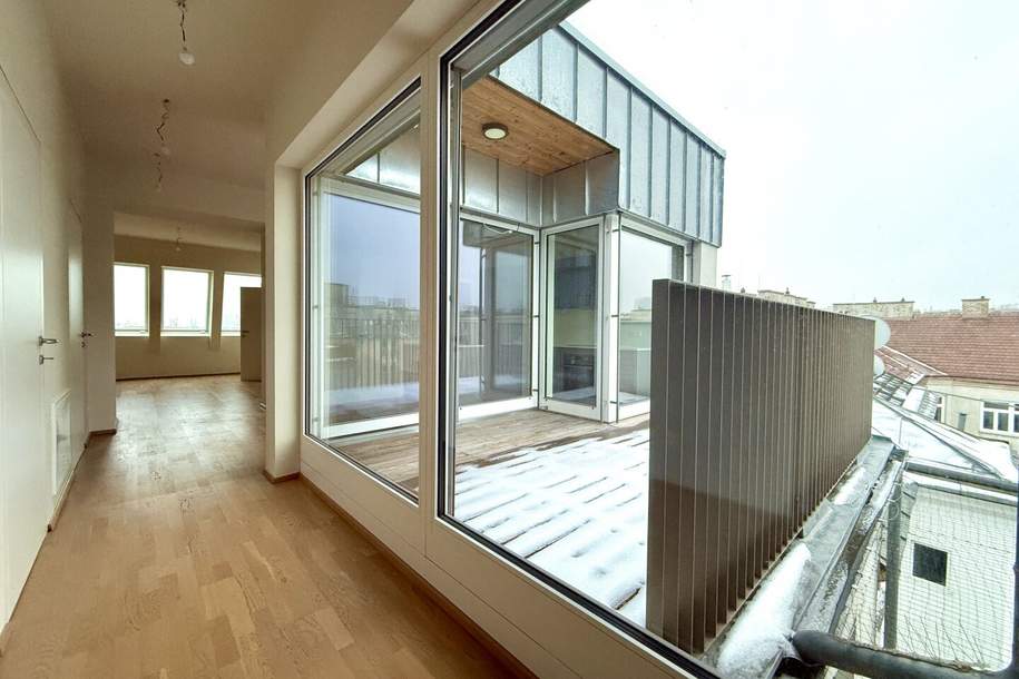 Über den Dächern Wiens: Exklusive Dachgeschosswohnung mit Südterrasse &amp; wunderbaren Blick!, Wohnung-miete, 1.990,00,€, 1050 Wien 5., Margareten