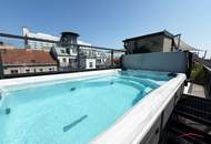 PROVISIONSFREI - ERSTBEZUG - RUHELAGE - Elegance, Luxus und Großzügigkeit! Dachgeschosswohnung mit Dachterrasse, Pool und Deckenkühlung!