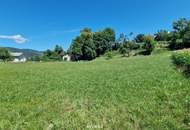 Traumhaftes, ca. 3.109 m² großes Baugrundstück mit Blick auf die Karawanken im Bezirk Völkermarkt