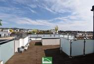 "Eingebettet in den Wolken" .... Traumhafte DG-Wohnung mit riesigen Fernblick-Terrassen im begehrten 18.Bezirk inkl. 2 Stellplätzen