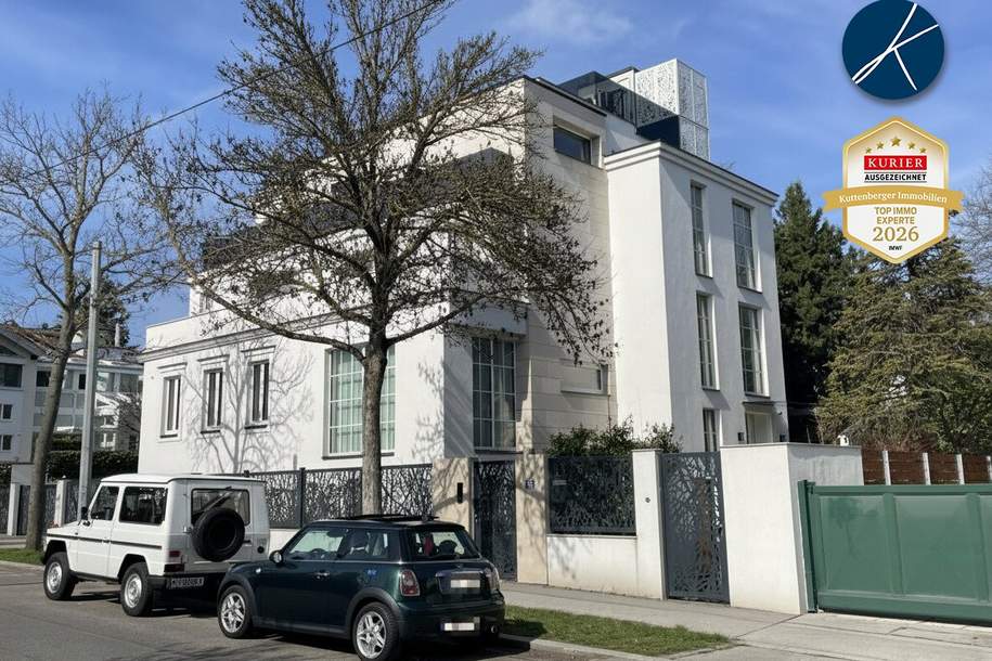 Luxusvilla am Roten Berg 334m², 2 Terrassen, 2 Garagen in 1130 Wien – Traumhaus!, Haus-kauf, 2.080.000,€, 1130 Wien 13., Hietzing