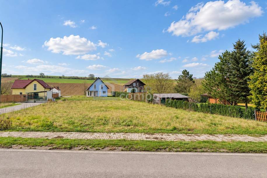 OHNE BAUZWANG: 928 m² Baugrund mit Teilungspotenzial in Poysbrunn, Grund und Boden-kauf, 110.000,€, 2161 Mistelbach