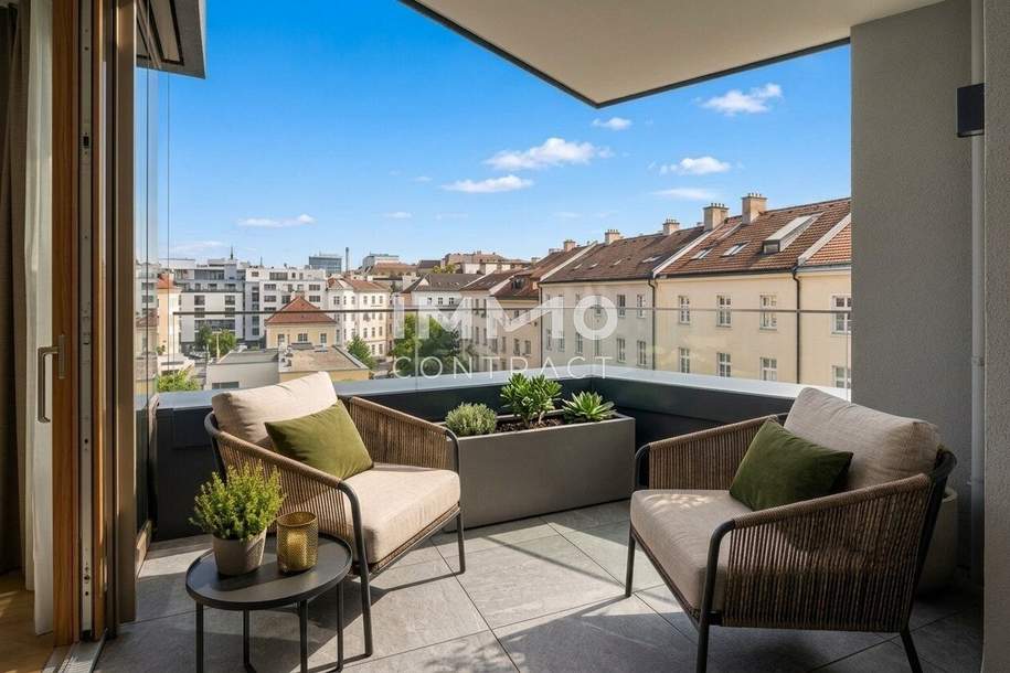 Neubau Erstbezug nahe Schönbrunn – Exklusive Wohnung für Anleger &amp; Eigennutzer mit Balkon &amp; Loggia, Wohnung-kauf, 309.000,€, 1120 Wien 12., Meidling