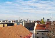 TERRASSENHIT, DACHGESCHOSS, 138 m2 Maisonette mit 45 m2 Terrasse, 3 Zimmer, Wohnküche, Wannenbad, Rembrandtstraße