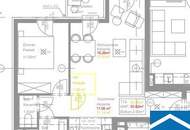 Neubau: Moderne 2-Zimmer-Wohnung mit Balkon & Tiefgarage