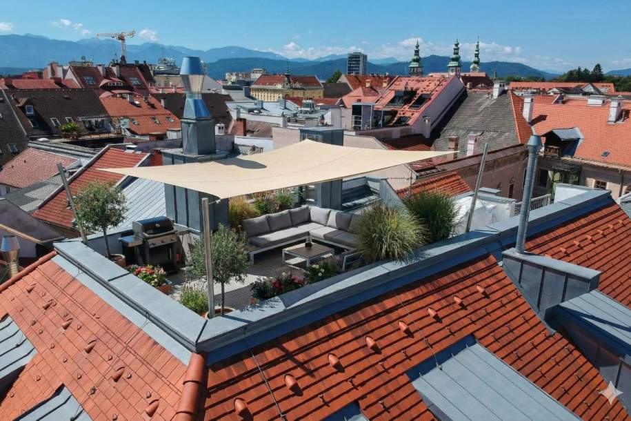 *** Prestigeträchtiges Penthouse *** über den Dächern der Klagenfurter Innenstadt, Wohnung-kauf, 845.000,€, 9020 Klagenfurt(Stadt)