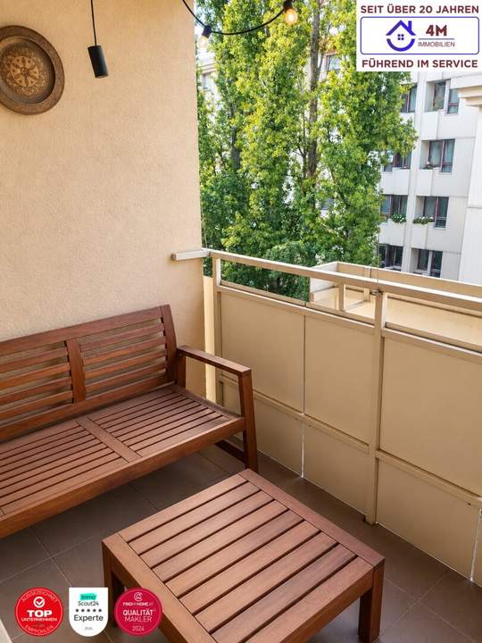 2-Zimmer-Wohnung mit Loggia in attraktiver Lage am Mittersteig