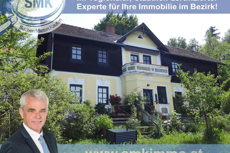 Stilvolle Villa mit traumhafter Aussicht und Garten im Kamptal!, Haus-kauf, 390.000,€, 3562 Krems(Land)