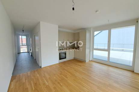 Neuwertige 2-Zi-Dachterrassenwohnung mit Balkon in Graz | Wienerstraße- Ecke Josef Pock Straße, Wohnung-miete, 662,04,€, 8051 Graz(Stadt)