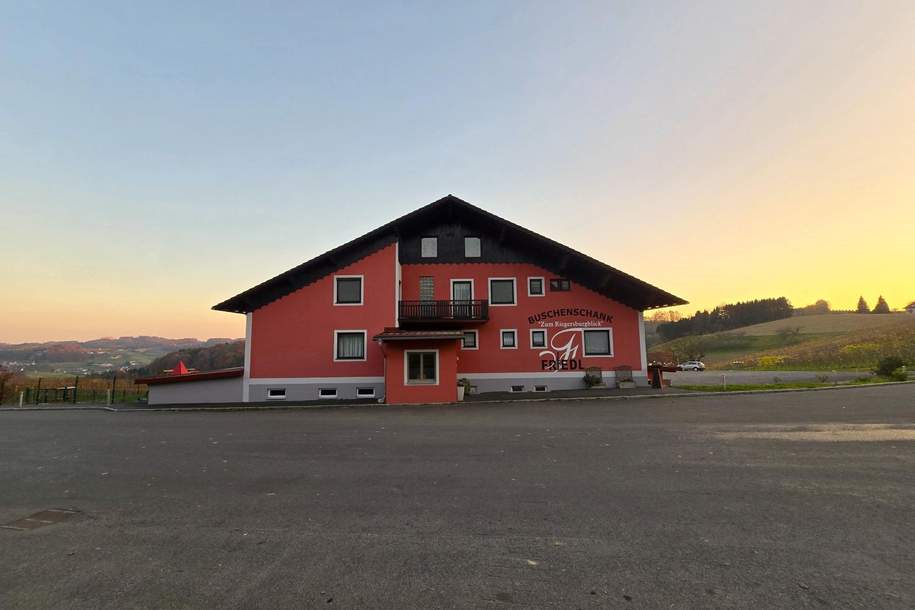 Großes Haus für Visionäre in Aussichtslage (Buschenschank, Weingärten), Gewerbeobjekt-kauf, 975.000,€, 8333 Südoststeiermark