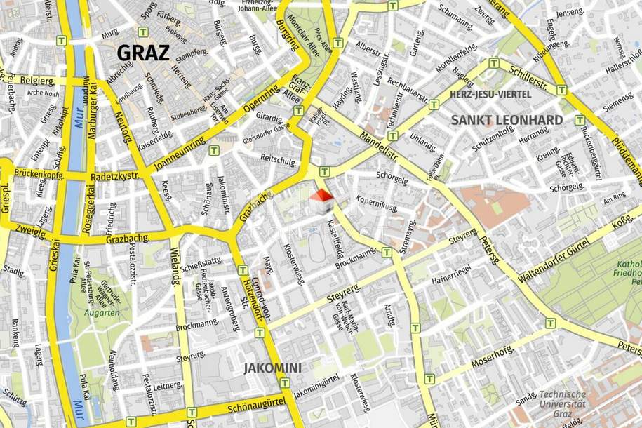 Tiefgaragenplatz in zentraler Lage zu vermieten - Schießstattgasse 4, Kleinobjekte-miete, 120,00,€, 8010 Graz(Stadt)