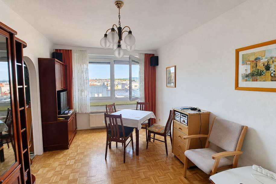 2-Zimmer-Wohnung mit Weitblick inkl. PKW-Abstellplatz!, Wohnung-kauf, 199.000,€, 1120 Wien 12., Meidling