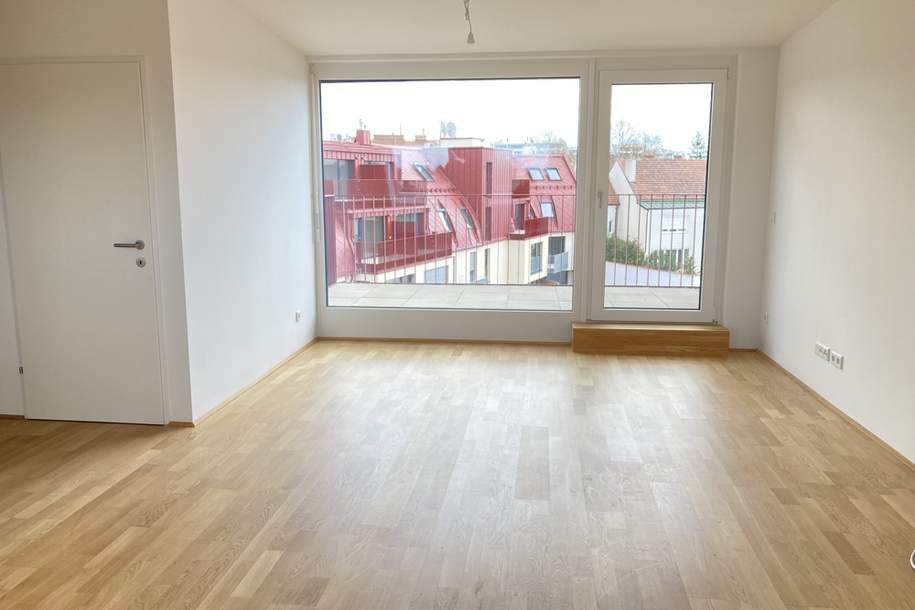 Erstbezug im Herz von Großjedlersdorf! Traumhafte 3-Zi. im DG mit Innenhof-Terrasse *Provisionsfrei*, Wohnung-kauf, 379.000,€, 1210 Wien 21., Floridsdorf