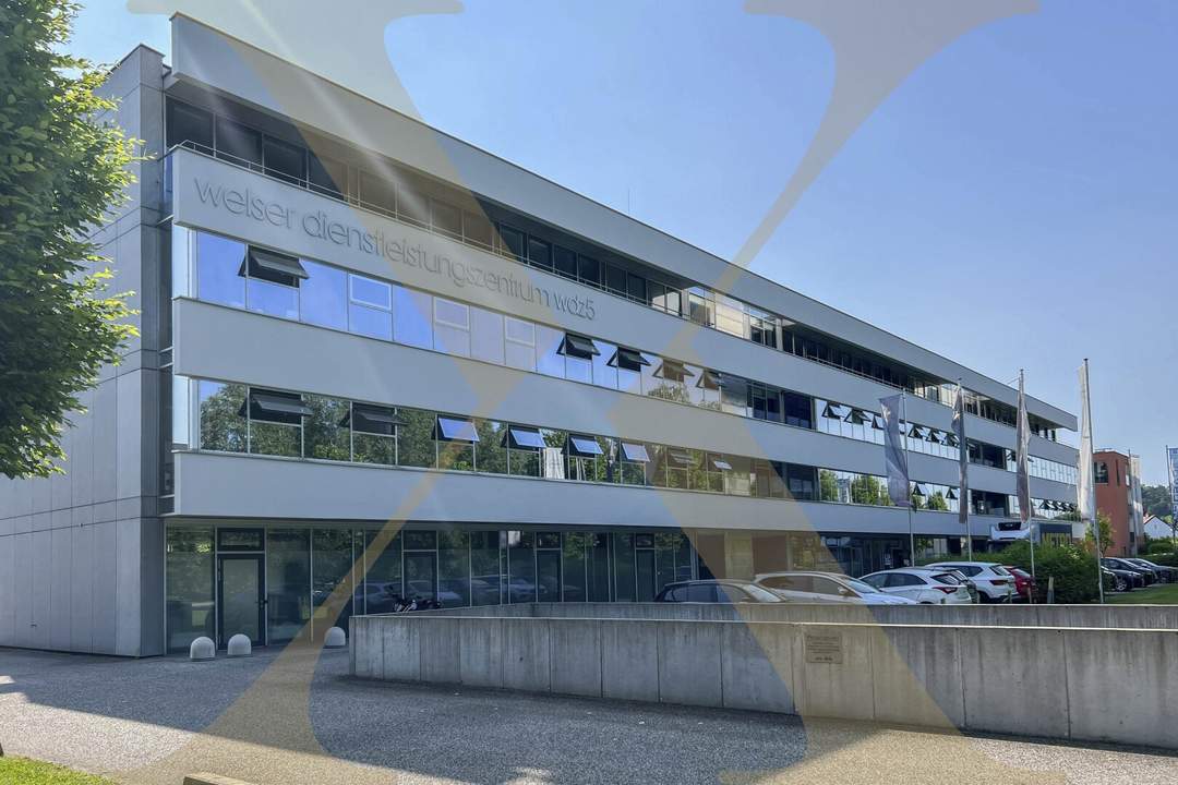Exklusive Bürofläche für ca. 65 Arbeitsplätze im WDZ 5 im Zentrum von Wels/Lichtenegg zu vermieten! Teilbar!