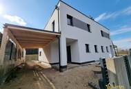 RESERVIERT! 208 m² NFL! 5-ZIMMER, KELLER, BALKON, TERRASSE, CARPORT UND GROSSER GARTEN. ZIEGELQUALITÄT MIT UNVERBAUBAREM GRÜNBLICK.