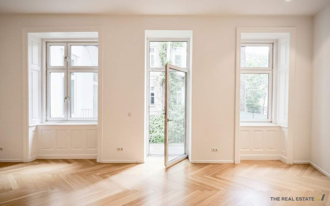 Altbauwohnung mit Balkonen - U1 Taubstummengasse