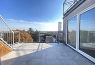 DACHGESCHOSS + 42m² TERRASSEN + FERNSICHT + SONNIG + RUHELAGE + TOPZUSTAND!