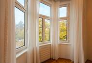 Nähe Hugo-Wolf-Park: Charmante Altbauwohnung mit Erker + Gegliederte Fassade + zentraler Grundriss + Familien- und WG-Geeignet