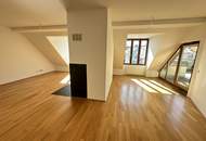 Stilvoll wohnen am Rooseveltplatz: 4-Zimmer-Dachgeschoss mit Terrasse
