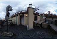 Sommer, Sonne, Maisonettewohnung mit sonniger Dachterrasse