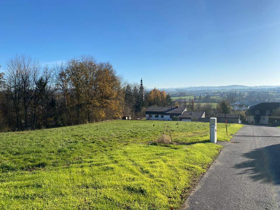 Baugrund mit Grünstreifen in schöner Südhanglage und Stadtnähe (1.490 m²)