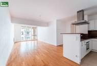 Wohnen beim Sonnwendviertel: 2-Zimmer Wohnung inkl. Einbauküche und Loggia!