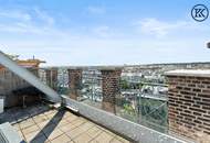 Traumhafte 3-Zimmer-Maisonette mit 3 Terrassen über 2 Etagen (13./14. Stock) beim Gasometer