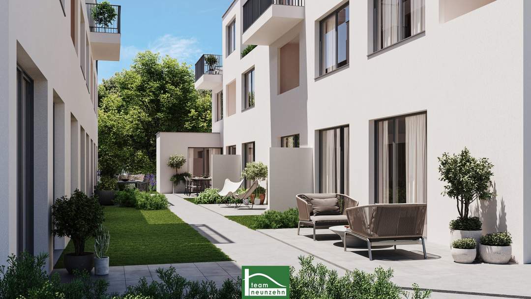 ZWEI22 - Der Neubau zum doppelten Glück - Traumhafte Gartenwohnung in Hofruhelage mit Fernwärme - JETZT ANFRAGEN