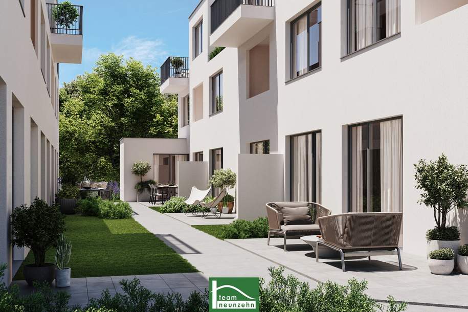 ZWEI22 - Der Neubau zum doppelten Glück - Traumhafte Gartenwohnung in Hofruhelage mit Fernwärme - JETZT ANFRAGEN, Wohnung-kauf, 278.862,€, 1220 Wien 22., Donaustadt