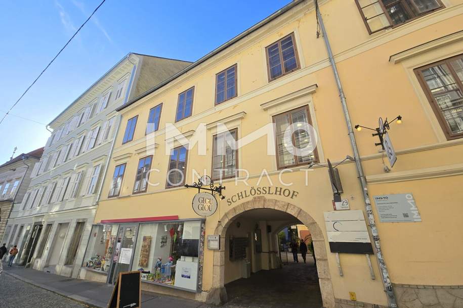 ALTBAU: 3 Zimmer Innenstadtwohnung - Sporgasse 29 - Top5/1, Wohnung-miete, 897,27,€, 8010 Graz(Stadt)