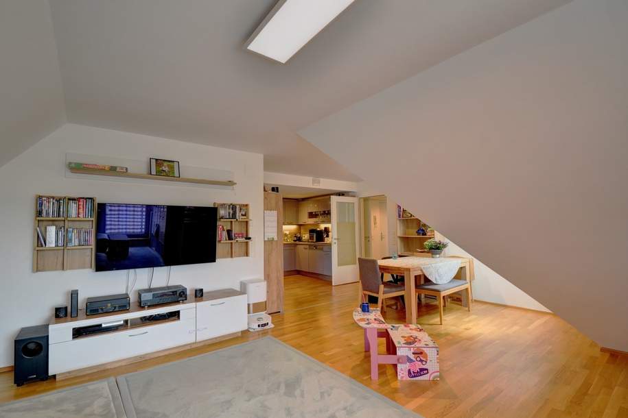 Dachgeschosswohnung mit Balkon, Garten, Lift und Tiefgaragenplatz – vermietet bis Ende 2026, Wohnung-kauf, 470.000,€, 2500 Baden