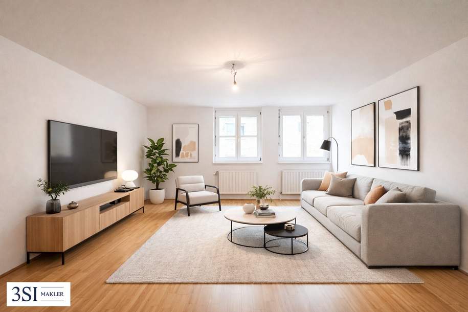 Charmante 50m² Wohnung in Bestlage beim Schubertpark – 18. Bezirk, Wohnung-miete, 995,00,€, 1180 Wien 18., Währing