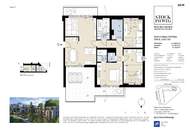 STOCK IM WEG - "Erstbezug mit Stil - 4 Zimmer mit Südterrasse, Fitness &amp; Garage"