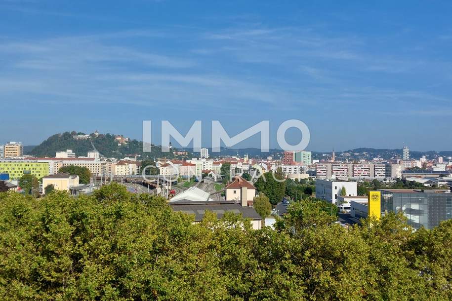 JETZT AKTION 1 MONAT MIETFREI SCHÖNE 2-ZIMMERWOHNUNG MIT BALKON MIT STADTBLICK UND TG-PLATZ, Wohnung-miete, 739,01,€, 8020 Graz(Stadt)
