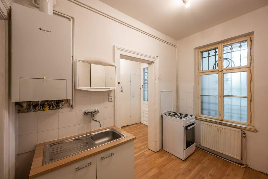 ++NEU++ Sanierungsbedürftige 3-Zimmer Altbauwohnung im Erdgeschoss!, Wohnung-kauf, 198.890,€, 1020 Wien 2., Leopoldstadt