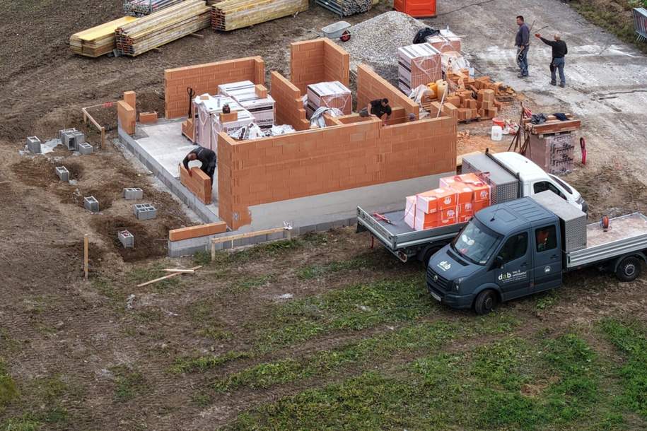 BAUSTART DER ERSTEN HÄUSER, AUSBAUHAUS vom BAUMEISTER mit FIXPREISGARANTIE !, Haus-kauf, 134.440,€, 4481 Linz-Land