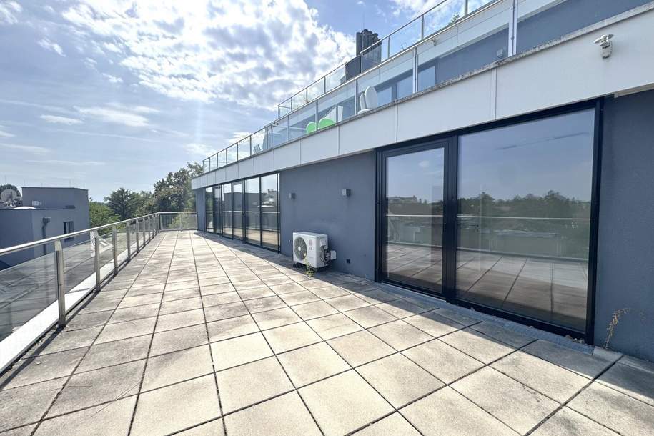 Terrassentraum zwischen Donauzentrum und Alter Donau - 3-Zimmer inkl. Klimaanlage und Einbauküche -, Wohnung-miete, 1.850,00,€, 1220 Wien 22., Donaustadt