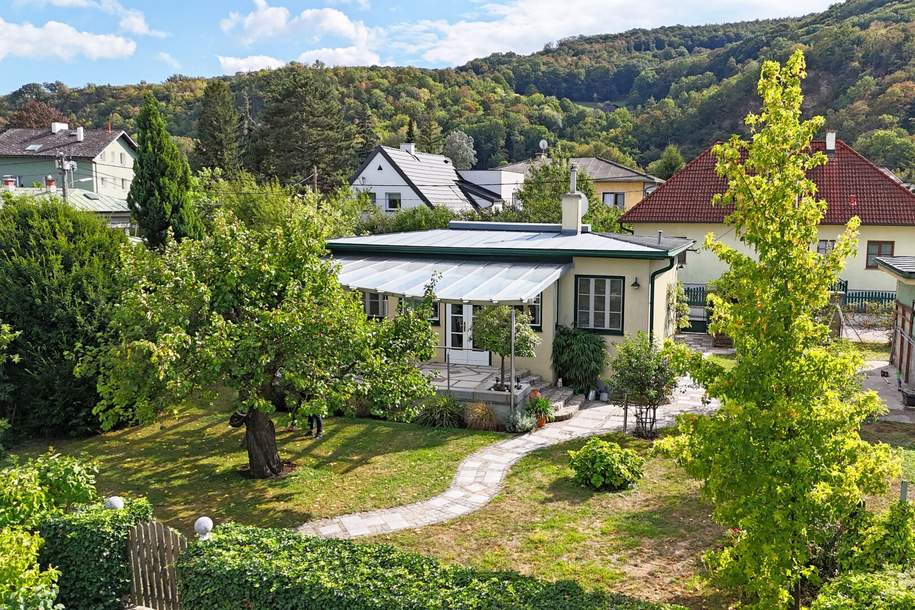 Höflein nahe Klosterneuburg: Rarität direkt an der Donau - hochwassersicher!, Haus-kauf, 495.000,€, 3400 Tulln