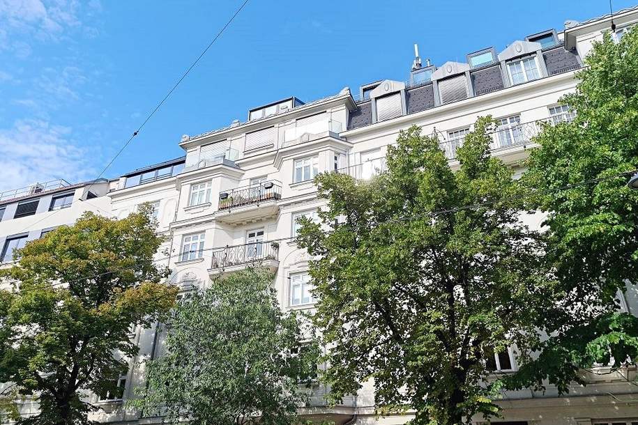 SCHÜTTELSTRASSE, PRATERCOTTAGE, 107 m2 Altbau mit Loggia, 3 Zimmer, Küche, Wannenbad, Parketten, 1. Liftstock, Donaukanal, Wohnung-miete, 1.848,91,€, 1020 Wien 2., Leopoldstadt