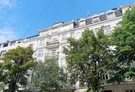SCHÜTTELSTRASSE, PRATERCOTTAGE, 107 m2 Altbau mit Loggia, 3 Zimmer, Küche, Wannenbad, Parketten, 1. Liftstock, Donaukanal