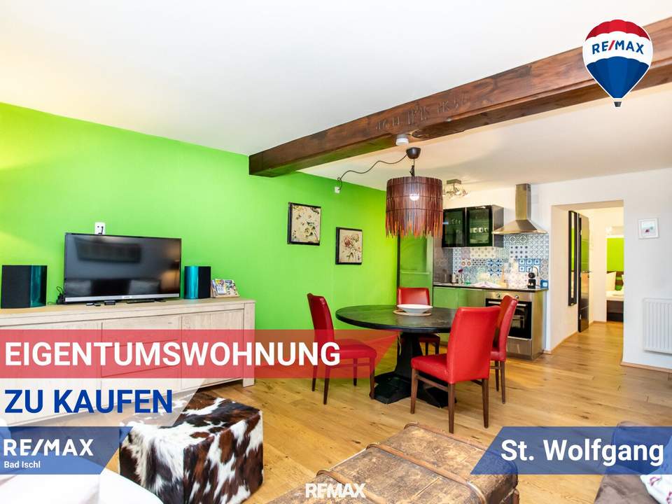 Schöne 2-Zimmer-Eigentumswohnung in St. Wolfgang im Salzkammergut – ideal als Zweitwohnsitz oder zur touristischen Vermietung