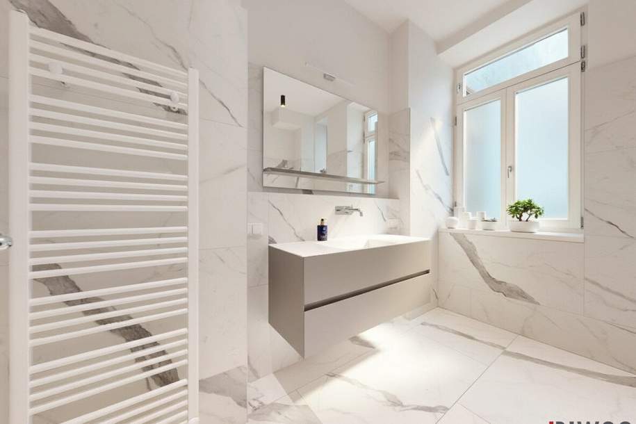 Wohnung mit touristischer Widmung nahe Schloss Schönbrunn | Prunkvolles 3-Zimmer Altbauapartment mit Loggia I 360° Rundgang, Wohnung-kauf, 574.000,€, 1140 Wien 14., Penzing